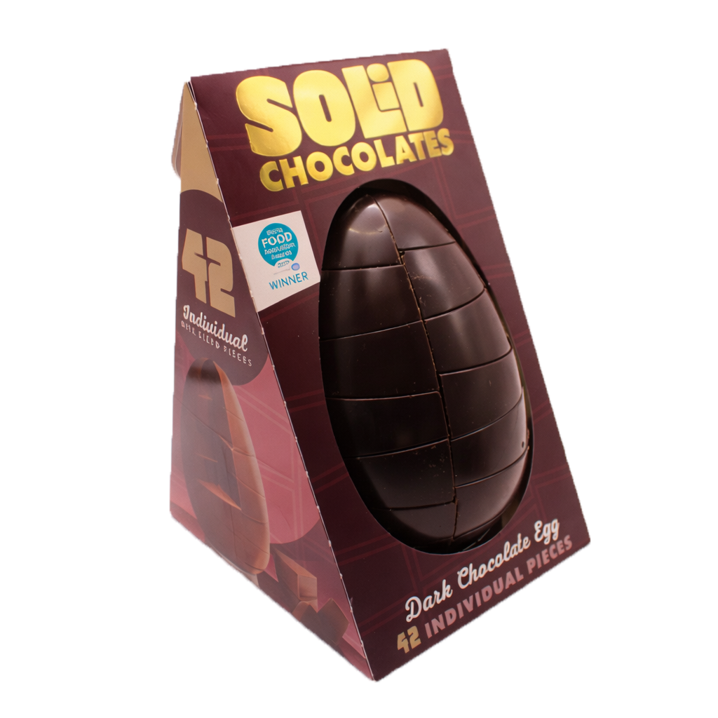 Solid 70% Dark Chocolate Egg (750g)