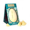 Front of Solid Belgian White chocolate egg